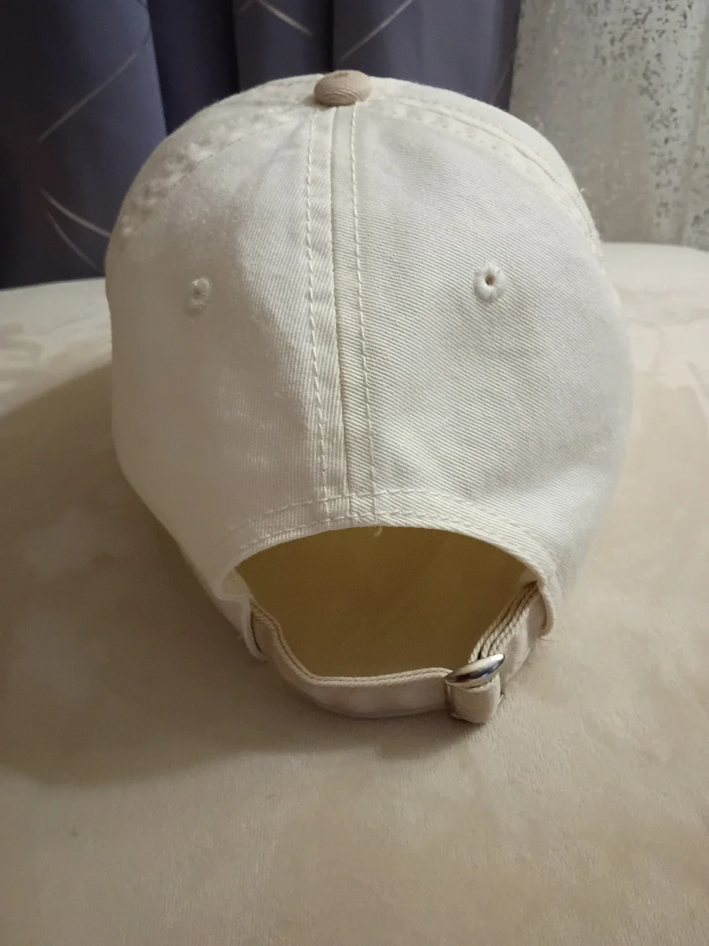 Mighty Fine NYC Embroidered Kids Cap - Cream and Tan